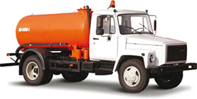Вакуумная ассенизаторская машина ГАЗ-САЗ-39014-10 на шасси ГАЗ-3309 as bochka gaz 140